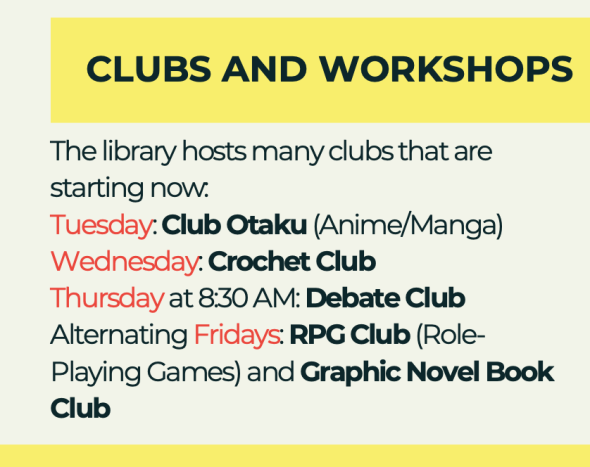 List of Library clubs