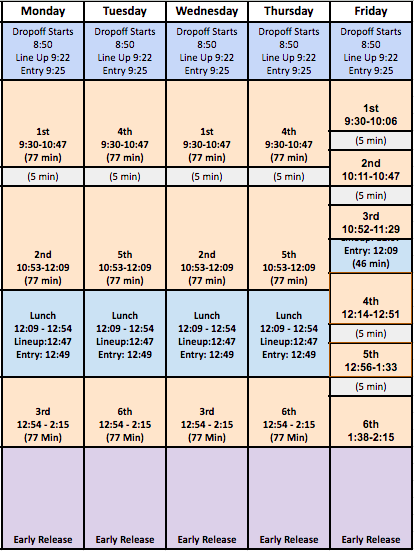 SLC Bell Schedule