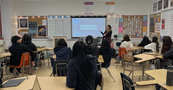 Ms. Selekman teaching personal finance