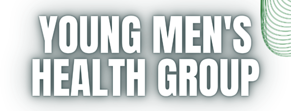 Text states: "Young Men's Health Group" 