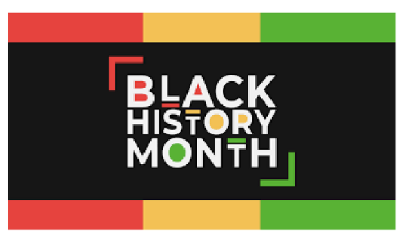 Image that says Black History Month