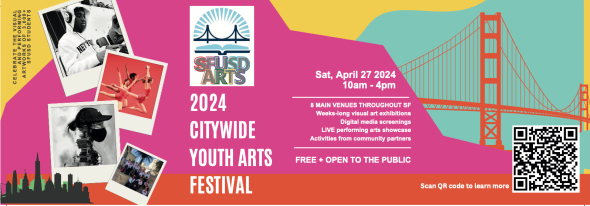 Poster with dates and event information for Citywide Arts Festival