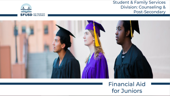 English Slide Deck with Students in Graduation Hats