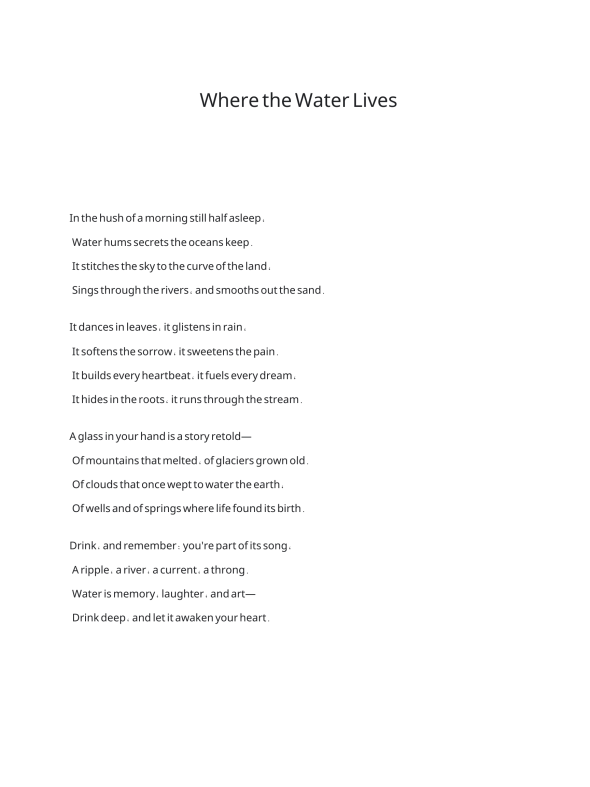 Student Artwork: Washington 2nd place poem