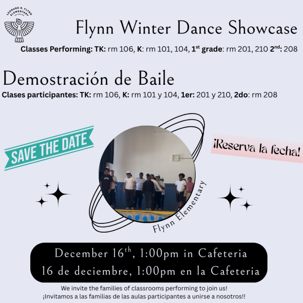 Dance show at Flynn - Dec 16th, 1pm