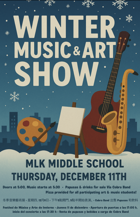 MLK MS Winter Music and Art Show 2025 