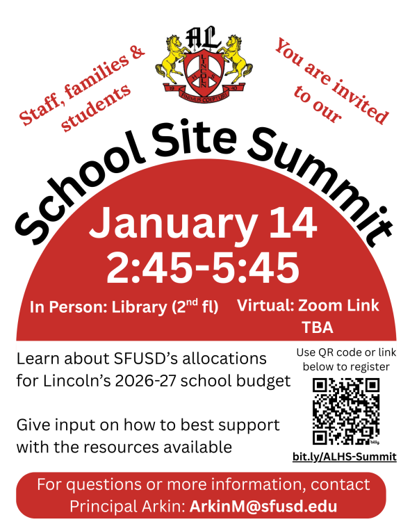 English flyer for ALHS SSC Summit 1-14-26