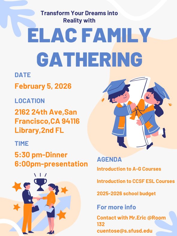 February ELAC flyer