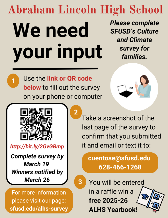 English version of ALHS Climate Survey