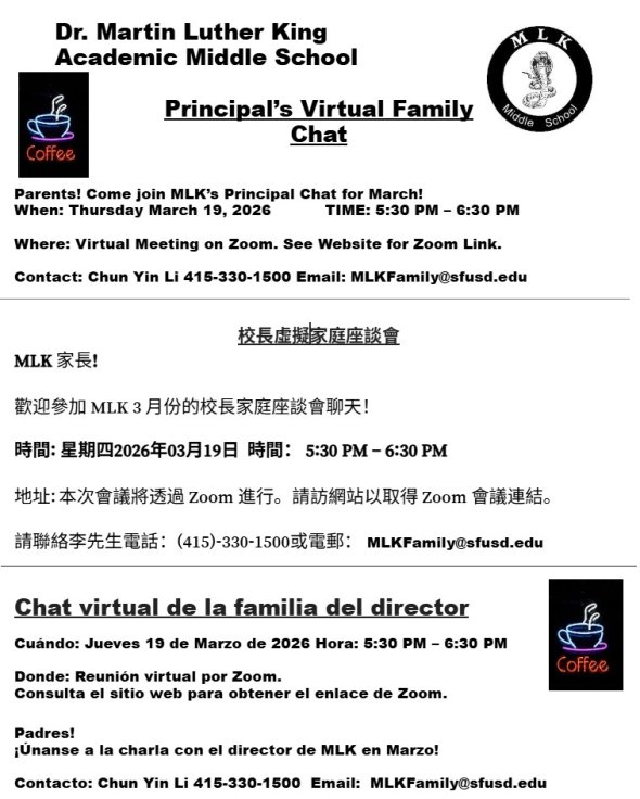 Principal's Virtual Family Chat