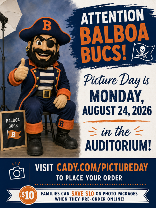 Balboa Picture Day 2026!