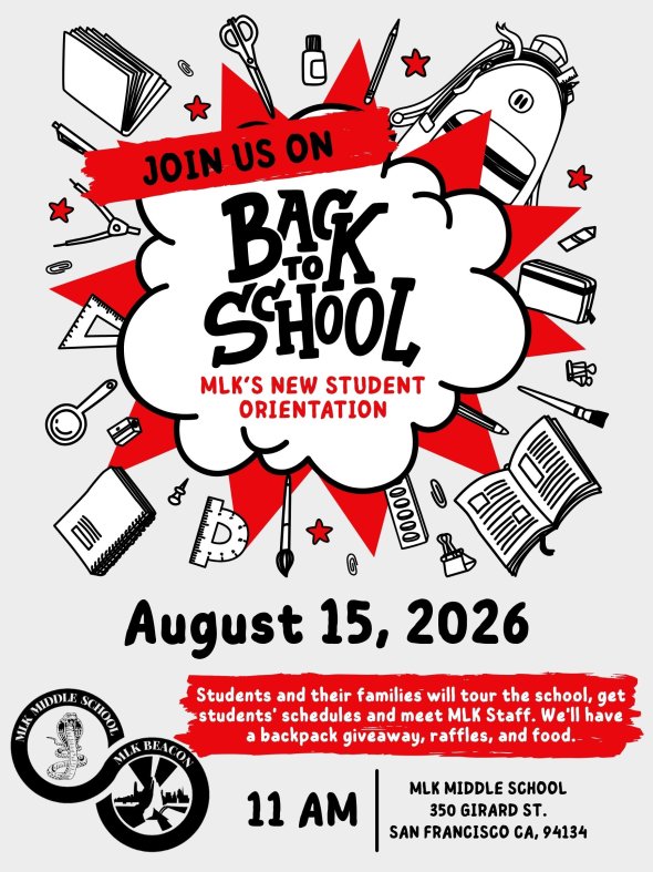 MLK New Student Orientation Flyer English 2026