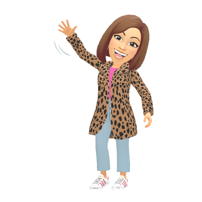 bitmoji waving 