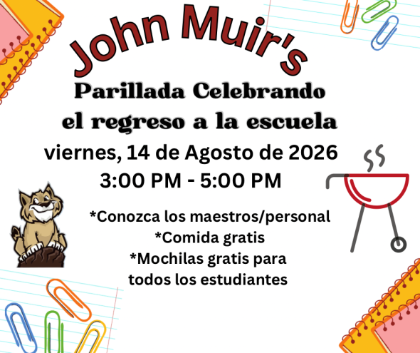 flyer for back to school celebration in Spanish
