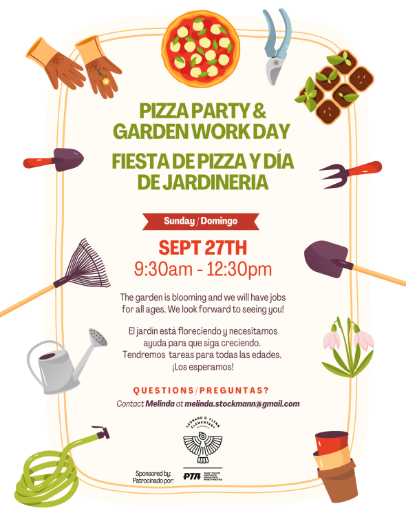 garden work day at flynn - Sept 27, 9:30-12:30pm melinda.stockmann@gmail.com