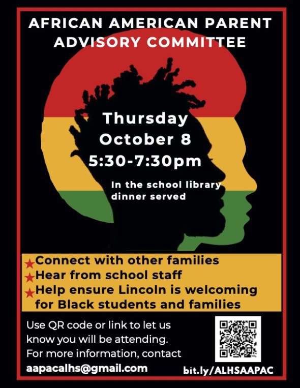 Flyer for ALHS AAPAC