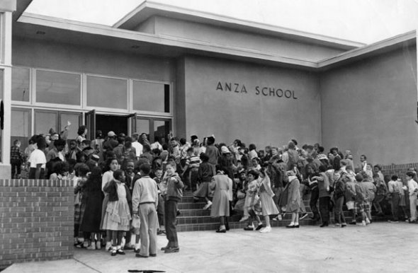 1st Day of School at Anza Elementary School