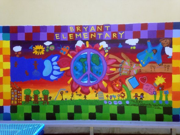 Mural at Bryant Elementary School