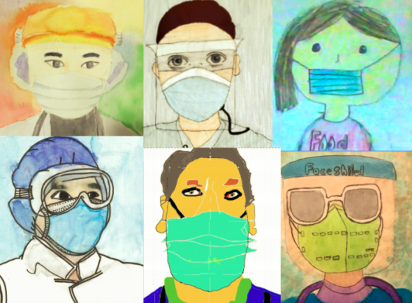 Heroes in Masks Collage