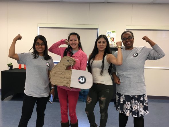 Picture of 4 female AmeriCorps members