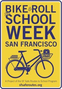 Poster for Bike & Roll to School Week