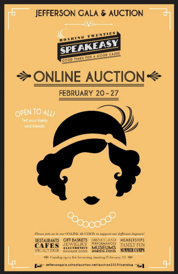 School poster for 2019 gala