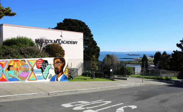 Front of Malcolm X Academy