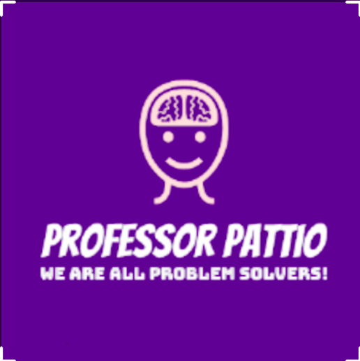 Professor Pattio's logo that says "We Are All Problem Solvers" 