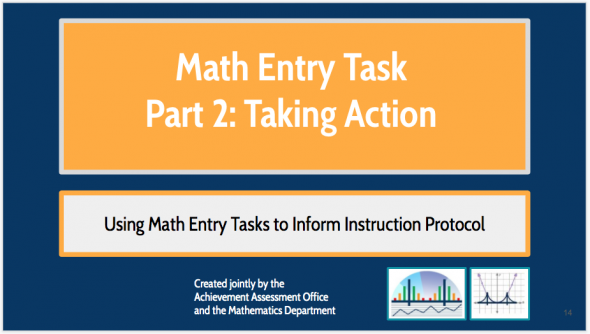 Math Entry Task part 2 title slide