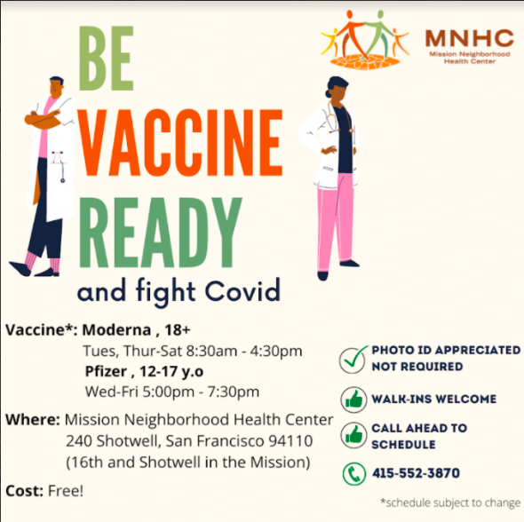 COVID Vaccine 12 and over Flyer