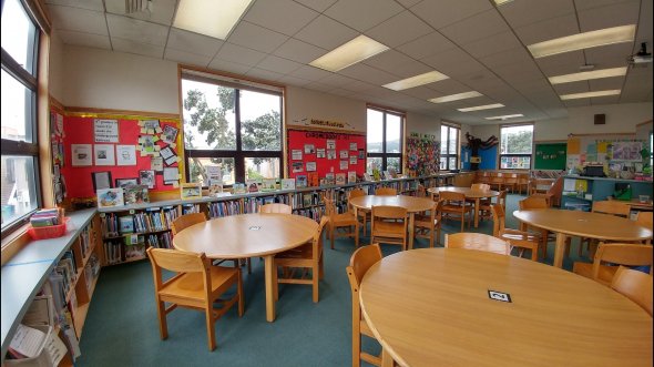 Sheridan Elementary's Library
