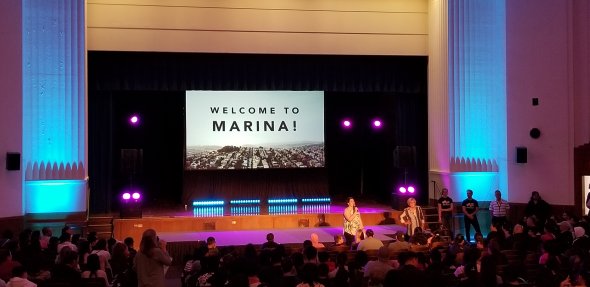 Welcome to Marina photo of auditorium