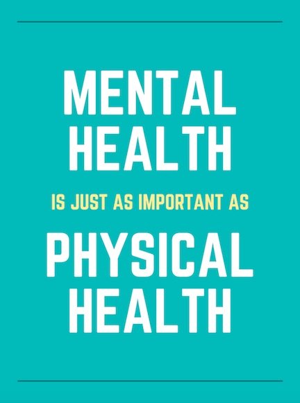 Mental Health is just as important as Physical Health 