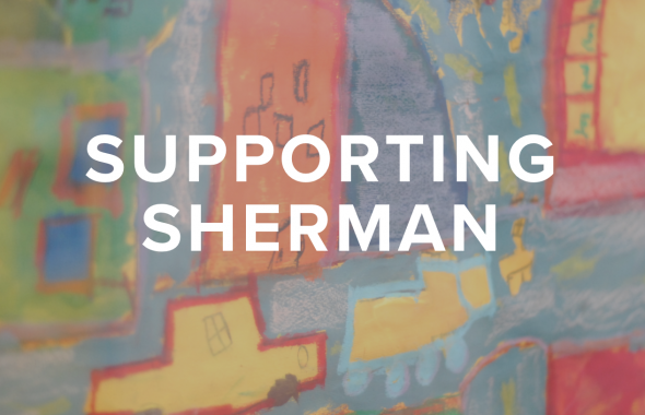 supporting sherman