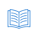 icon of blue book