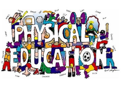 Physical Education written in block letters