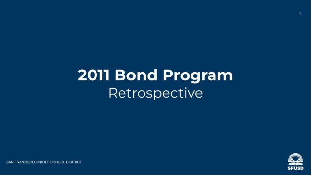 2011 Bond Retrospective