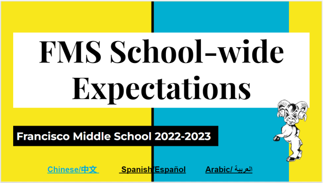 FMS SY 22-23 Student Expectations
