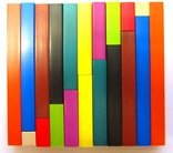 different lengths and colors of Cuisenaire rods