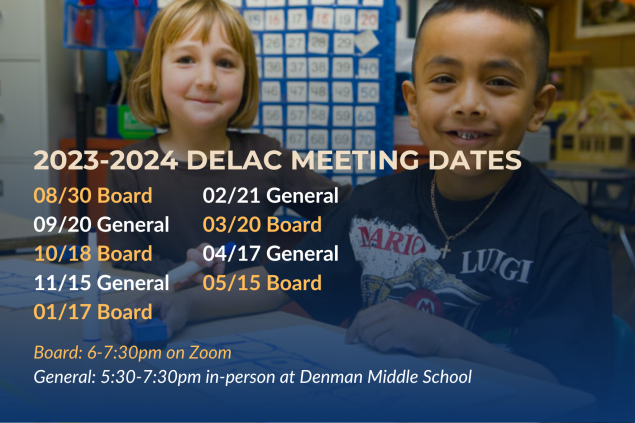 DELAC Meetings for 2023-2024