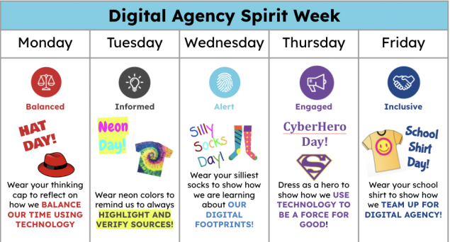 Digital Agency Spirit Week