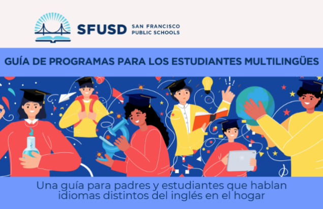 Cover of Multilingual Learner family guide in Spanish