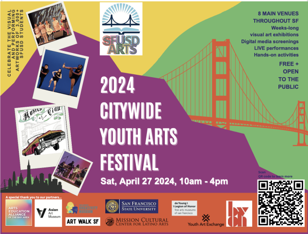 save the date for citywide youth arts festival