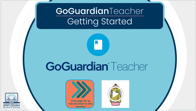 Cover slide for the GoGuardian Teacher Grab-n-Go module
