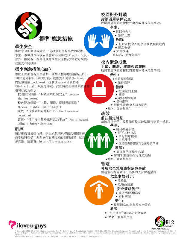 SRP Handout - Chinese