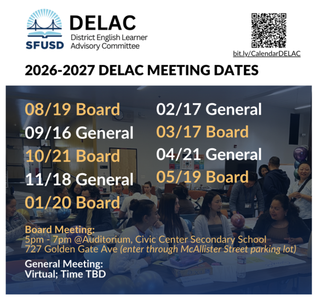 26-27 DELAC meeting dates 