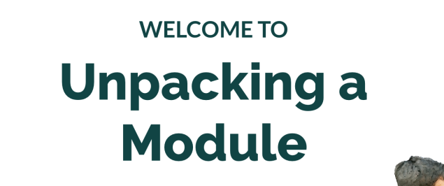 Unpacking a Module PAID PD