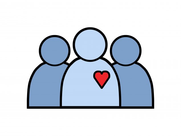 clipart of three people