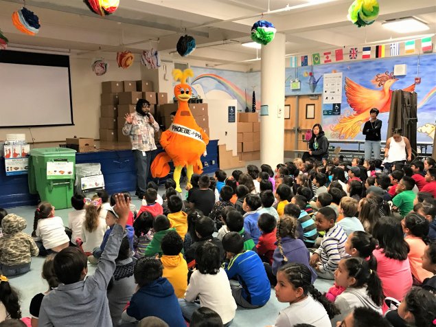 Food to Flowers Assembly with Phoebe the Phoenix