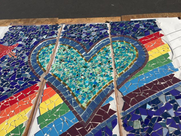 mosaic heart